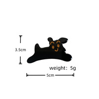 Barrette à cheveux Liwu en forme de canard, style fille mignonne, avec tresse latérale, barrette à cheveux, pince à cheveux, autocollant pour cheveux