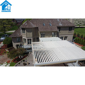 Sweet Home Design moderne réglable mural toit patio terrasse <span class=keywords><strong>jardin</strong></span> <span class=keywords><strong>piscine</strong></span> intelligente étanche pergola en aluminium - Product Image 6