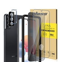 Meilleur vendeur Produit 3 Pack Protecteur d'écran en verre trempé pour iPhone 11 12 13 Pro Max 6.1 pouces 6.7 pouces