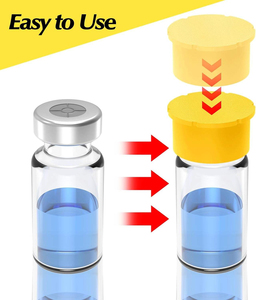 Capuchon de flacon d'insuline en silicone de qualité médicale 3ml 5ml Écologique Réutilisable Anti-fuite Hermétique Vente en gros OEM Haute Qualité - Product Image 2