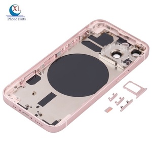 Corpo porta posteriore per iPhone 11 12 13 14 Pro Max 14Plus 13 12 Mini Xs Max Xr X 8 Plus coperchio <span class=keywords><strong>batteria</strong></span> in vetro parti dell'alloggiamento posteriore - Product Image 4
