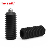 M8 moleté en acier inoxydable corps hex fendue pin à ressort plongeur indexation plongeurs à billes