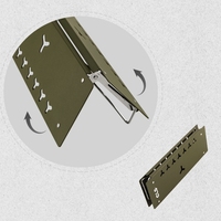 Table de camping pliable légère d'extérieur, portable pour pique-nique, randonnée et barbecue, mobilier d'extérieur à ouverture rapide