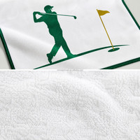 Serviette de sport en coton 100% personnalisée avec impression numérique, production rapide, commande en gros pour équipes, serviette de sport de haute qualité