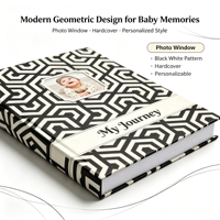 Carnet pour enfants personnalisé professionnel avec impression sur mesure, reliure agrafée, couverture rigide spirale, plastification, couverture personnalisée pour le suivi de la croissance du bébé