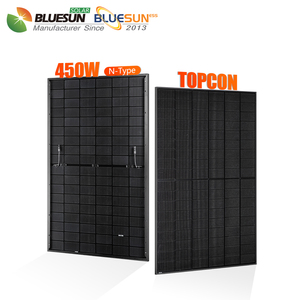 Bluesun 400W 420W 440W tất cả đen N loại Topcon bảng điều khiển năng lượng mặt trời EU Rotterdam Cổ Phiếu hiệu quả cao - Product Image 3