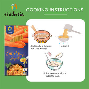 All'ingrosso <span class=keywords><strong>Pasta</strong></span> biologica Low Carb Konnyaku Conjac Shirataki cinese senza glutine tagliatelle secche vegane Spaghetti carote - Product Image 5