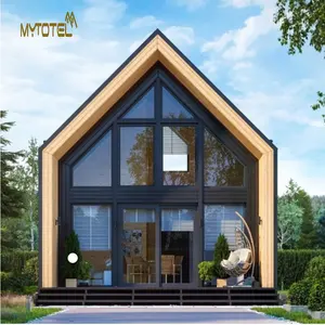 Mytotel casa de contêiner de fábrica, casa modular portátil, pequena casa, luz de aço, casas profissionais