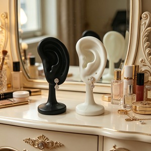 Earrings Display Stand Realistic <b>Ear</b> Model Plastic Jewelry Showcase Props For Photography And Store Display - Product Image 2