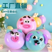 Jouet sensoriel anti-stress Smush & Stay Squishy, jouet à presser avec visage d'animal interchangeable, best-seller, pour enfants, promotionnel