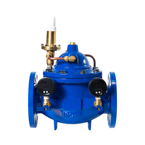 Válvula reguladora de presión ajustable hidráulica 200X-16Q para proyecto de protección contra incendios de agua Control neumático de hierro fundido piloto - Product Image 2