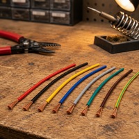 Câble RV en cuivre flexible 450/750V pour la couplage, la ligne d'assemblage en usine, le banc d'essai, la distribution d'alimentation et le système de contrôle