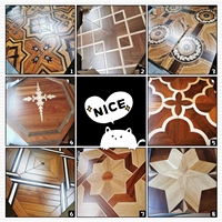 Parquet stratifié moderne en noyer naturel pour salon, lisse, à clipser, prix compétitif, garantie 5 ans