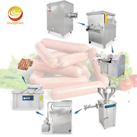 Machine à remplir les saucisses pneumatique entièrement automatique ORME, machine à fabriquer des saucisses allemandes, ligne de production de saucisses