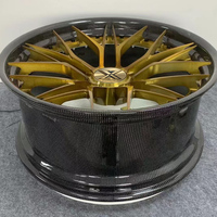 Jantes en fibre de carbone forgées XJ 5x120 22 23 pouces Jantes en alliage d'aluminium personnalisées pour RS4 RS5 RS6 R8 M3 M4 X3 X4 X5 X5M GT3