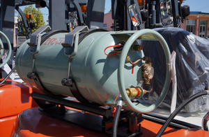 Chariot élévateur GPL de haute qualité 3 tonnes 3,5 tonnes 4 tonnes 5 tonnes Moteur japonais Hauteur de levage 3m-7m Chariot élévateur au propane Gaz double carburant - Product Image 3