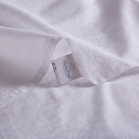 Parure de lit d'hôtel minimaliste 100% coton 300TC 4 pièces taille double Housse de couette Housse de couette Drap de lit Taie d'oreiller-Patchwork