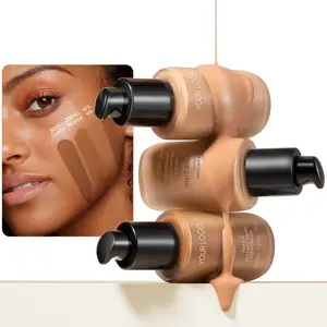 makeup products beautiful black skin polishing foundation full coverage waterproof foundation for black skin foundation cream