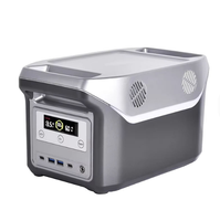 Station d'alimentation portable avec batterie LiFePO4, sortie AC 220V, charge solaire MPPT, USB Type C, QC3.0 pour le camping, la maison et les situations d'urgence