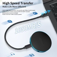 Disque SSD portable USB 3.2, disque SSD magnétique portable, 128 Go, 256 Go, 512 Go, 1 To, 2 To, 4 To