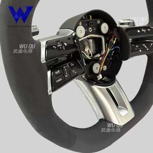 Pour <span class=keywords><strong>Mercedes</strong></span> Benz, adapté aux modèles BCE GLS GLA SC63W205W204W2132012-2021, nouveau volant en cuir pleine fleur et daim, modification professionnelle - Product Image 5