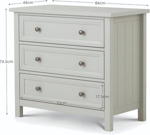 Consolle in legno cassa di stoccaggio moderno cassettiera armadio di lusso per la camera da letto soggiorno mobili casa colomba Grey - Product Image 2