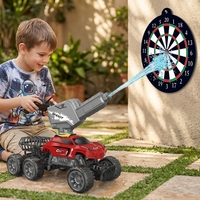 Voiture télécommandée tout-terrain pour enfants avec pistolet à eau, échelle 1:16, 27 MHz, 6 canaux, 6 roues motrices
