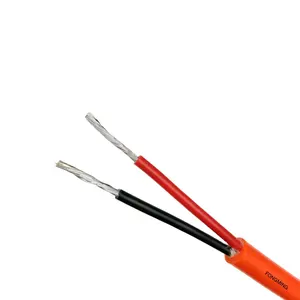 Cable de iluminación eléctrica, 2, 3, 4 núcleos, aislamiento de goma de silicona, chaqueta de silicona, linterna frontal, lámpara LED, Cable de cobre