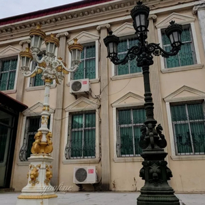 Lampade da giardino Art Rod Patio decorativo prato pilastro luci statua palo paesaggio passerella Lodge Post lanterna - Product Image 6