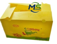 Boîte de transport creuse en PP écologique pour l'emballage de riz, graines, aliments, raisins, choux, fruits de mer et produits frais, recyclable, taille personnalisée