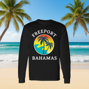 T-shirt à manches longues Freeport Bahamas Ensemble assorti pour les vacances en famille - Product Image 3