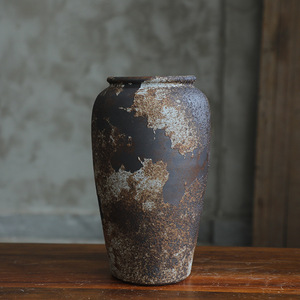 <span class=keywords><strong>Vase</strong></span> rustique pour la décoration intérieure Vases en terre cuite de ferme <span class=keywords><strong>Grand</strong></span> <span class=keywords><strong>vase</strong></span> en poterie <span class=keywords><strong>noire</strong></span> pour la décoration de salon - Product Image 5