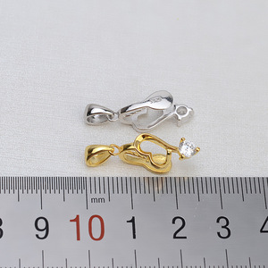 Wenchi - Colgante de Plata 925 Hecho a Mano con Perla Barroca en Forma de Corazón, Collar de Perlas con Forma Especial para Mujer, Componentes de Joyería - Product Image 3