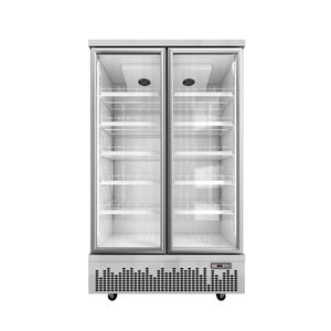 Réfrigérateur commercial à porte vitrée à refroidissement dynamique à bon <span class=keywords><strong>prix</strong></span>, pour boissons, restaurant, vitrine verticale - Product Image 2