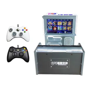 超空间控制台电脑游戏机流行摇杆游戏投币或购物中心付款纸币