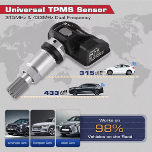 Sensor MX-Sensor Autel Metal 315MHz+433MHz 2 em 1 Sistema de Monitoramento de Pressão dos Pneus Programador Universal TPMS Sensor de Dupla Frequência - Product Image 3