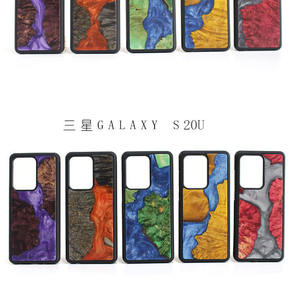 ייחודי אטרקטיבי טבע עץ שרף + TPU עמיד הלם עץ טלפון מקרה עבור סמסונג S20 Ultra עץ שרף טלפון מקרה - Product Image 2