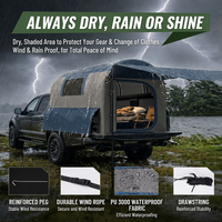 Tente de camping gonflable amovible pour benne de pick-up, 5 personnes, légère et imperméable, idéale pour les voyages et la randonnée – Offre spéciale
