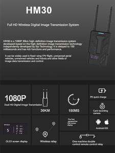 Module de cartographie numérique SIYI HM30 HD 1080P avec enregistrement sur carte 5.8G et liaison de retour OSD 30KM - Product Image 2