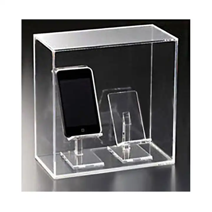 Factory Custom Standing Acrylic Transparent Display Box with