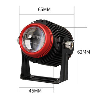 M9 a doppio colore giallo Laser LED fari fendinebbia per motocicli e autocarri ad alta visibilità lampadine stradali - Product Image 6