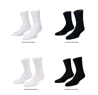 Chaussettes de sport épaisses personnalisées antidérapantes pour hommes, de haute qualité, à tube long, absorbant la transpiration, pour la course à pied et le basketball, avec logo personnalisé