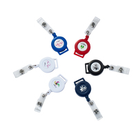 Holesale-Carretes de plástico con insignia, Anguila retráctil, para olders