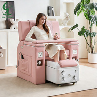 Chaise de pédicure électrique de haute qualité Jincheng, chaise de pédicure de luxe pour spa, sans tuyauterie, canapé de manucure et de pédicure