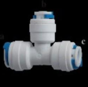 प्रकार टी पानी फिल्टर त्वरित कनेक्ट एक्वेरियम आरओ पानी भागों नर बसपा और ट्यूब कनेक्शन - Product Image 1