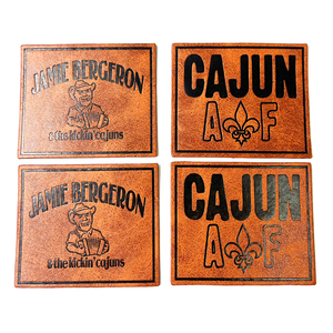 Custom Personalized Embossed Logo <strong>Jeans</strong> Genuine Leather Patch Leather Print Patches and Tags for Garment Bags Shoes - Product Image 4