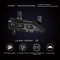 LANSEKO OEM Feux antibrouillard LED de remplacement direct 1077391-00-E, compatibles Tesla Model 3 Model Y, faisceau haut et bas avec clignotants synchronisés