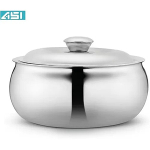Juego de Ollas de Acero Inoxidable, Compatible con Inducción, Olla para Sopa, Cacerola, Juego de Utensilios de Cocina para el Hogar y Restaurantes - Product Image 1