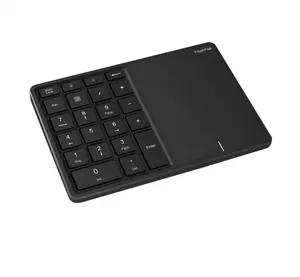 22键数字键盘，带触摸板鼠标USB 2.4G无线和蓝牙蓝牙数字键盘，适用于苹果笔记本电脑平板电脑智能手机