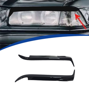Adhesivo para Cejas de Faros Delanteros BMW E36, Material ABS, 1992-1999, 4 Puertas, Serie 3, Cubierta Decorativa para BMW - Product Image 1